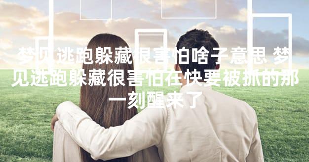 梦见逃跑躲藏很害怕啥子意思 梦见逃跑躲藏很害怕在